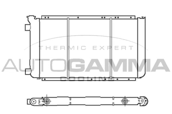 Radiator, engine cooling (100033)