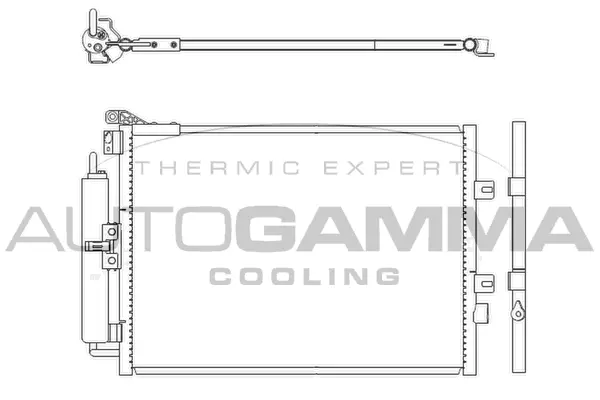 Condenser, air conditioning (104916)