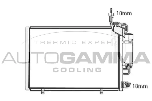 Condenser, air conditioning (107774)