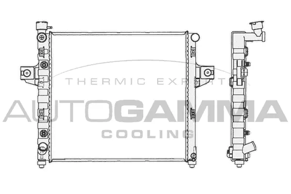 Radiator, engine cooling (103807)