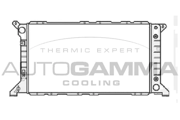 Radiator, engine cooling (102091)