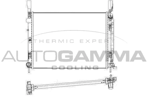 Radiator, engine cooling (105672)