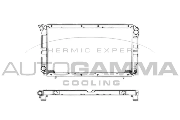 Radiator, engine cooling (101446)