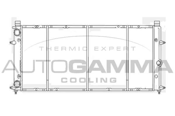 Radiator, engine cooling (103068)