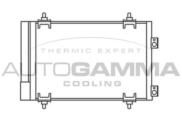 Condenser, air conditioning (105586)