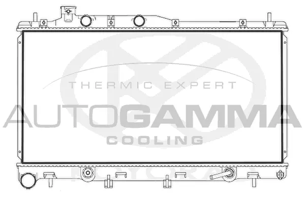 Radiator, engine cooling (107722)