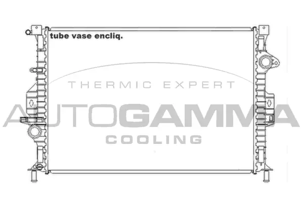 Radiator, engine cooling (105206)
