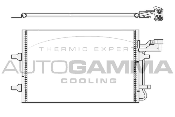 Condenser, air conditioning (105512)