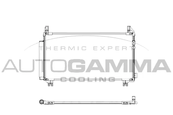 Condenser, air conditioning (107177)