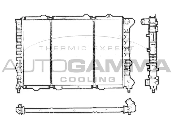 Radiator, engine cooling (101144)