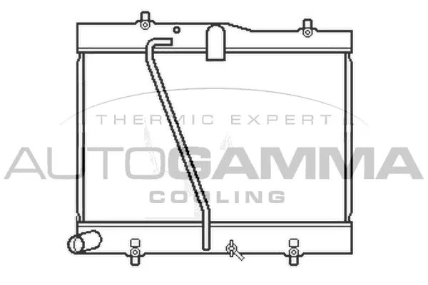 Radiator, engine cooling (105814)