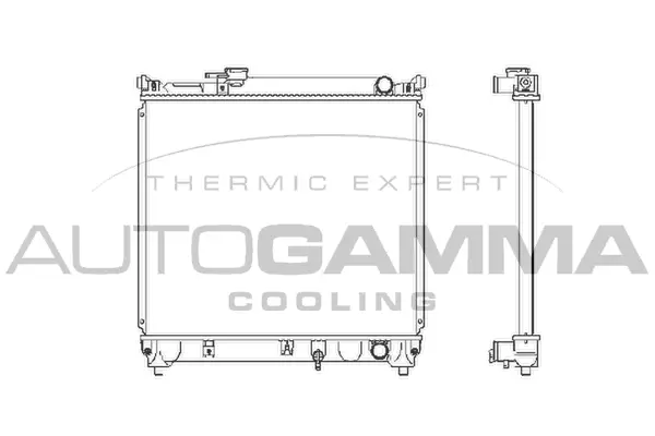 Radiator, engine cooling (102343)