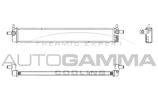 Radiator, engine cooling (107826)