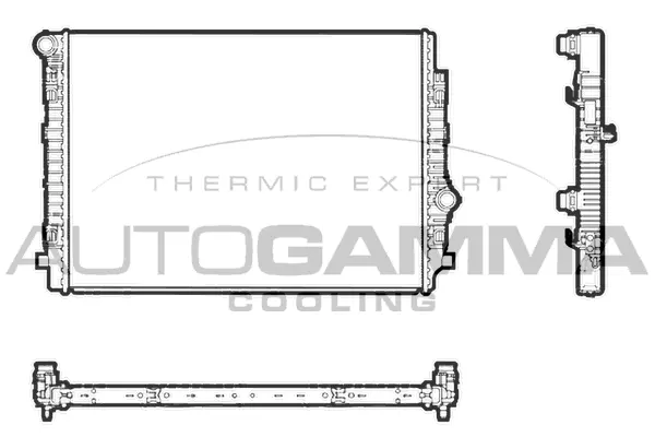 Radiator, engine cooling (107465)