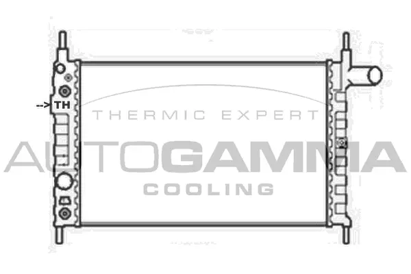 Radiator, engine cooling (105527)