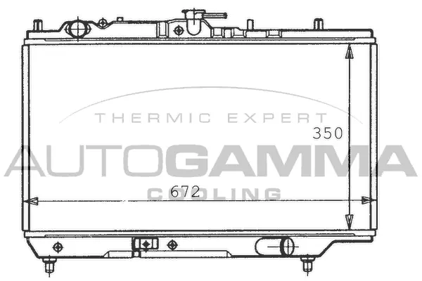 Radiator, engine cooling (100488)