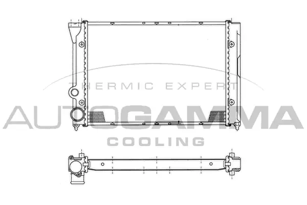 Radiator, engine cooling (102379)
