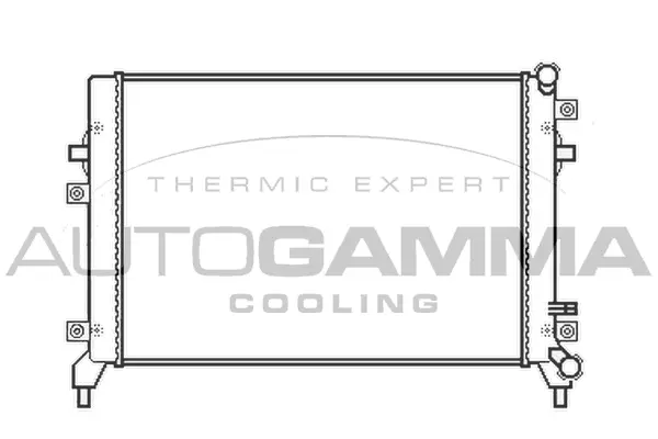 Radiator, engine cooling (105452)