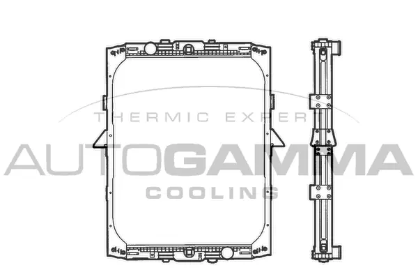 Radiator, engine cooling (400062)