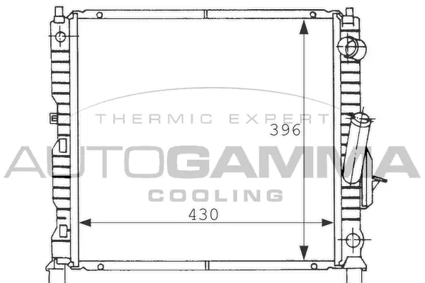 Radiator, engine cooling (100918)