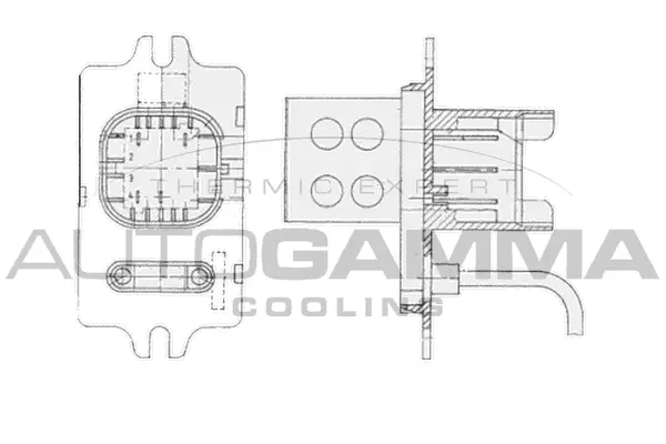 Resistor, interior blower (GA15225)