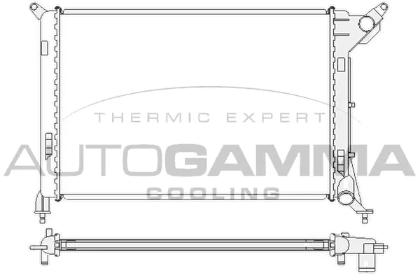 Radiator, engine cooling (104687)