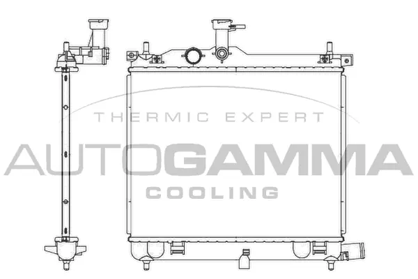 Radiator, engine cooling (105751)