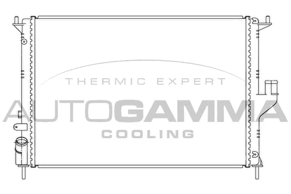 Radiator, engine cooling (105783)