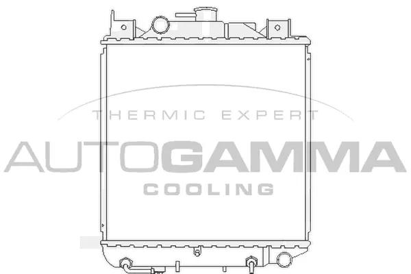 Radiator, engine cooling (102340)