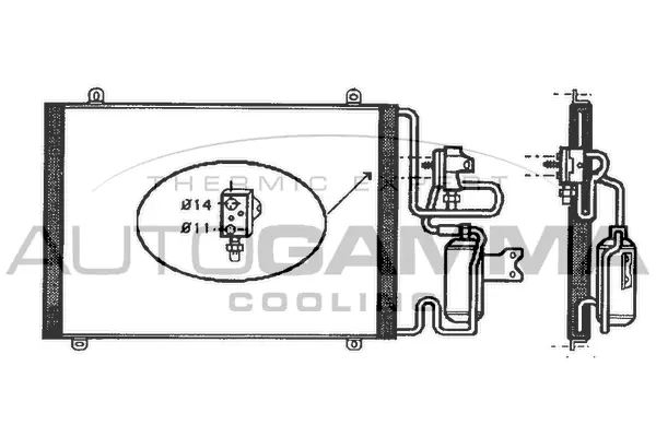 Condenser, air conditioning (101812)