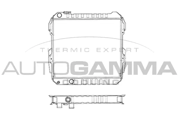Radiator, engine cooling (102967)