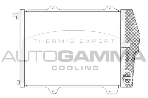 Condenser, air conditioning (105028)