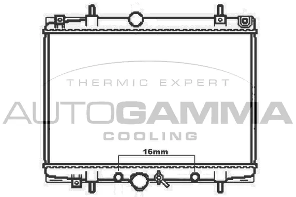 Radiator, engine cooling (103572)