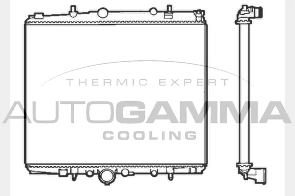 Radiator, engine cooling (103223)