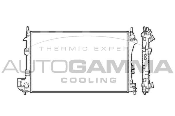 Radiator, engine cooling (103237)