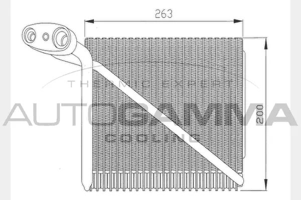 Evaporator, air conditioning (112014)