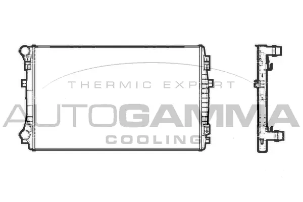 Radiator, engine cooling (107198)