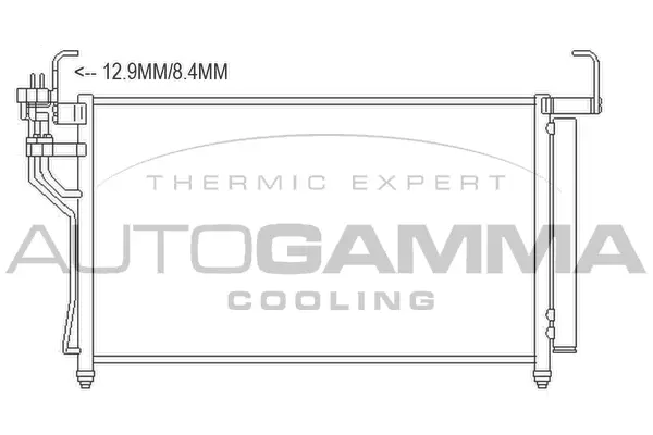 Condenser, air conditioning (107455)