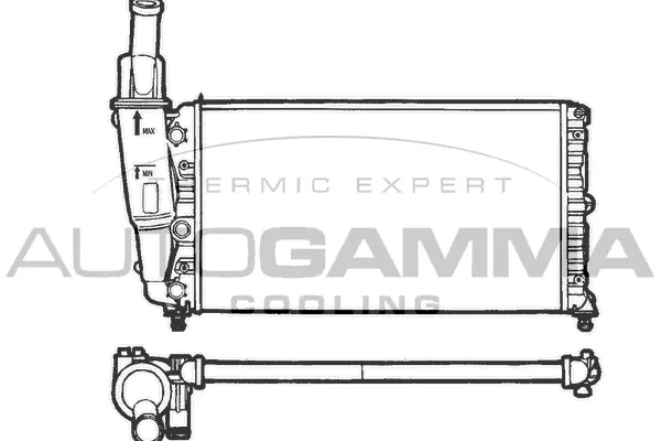 Radiator, engine cooling (100292)