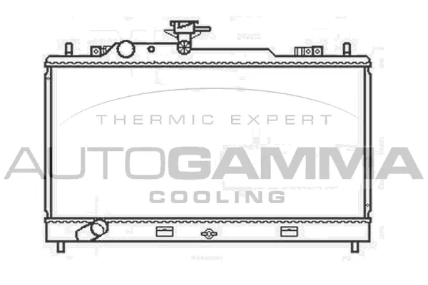 Radiator, engine cooling (107426)
