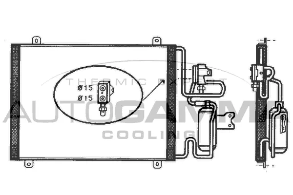 Condenser, air conditioning (101811)