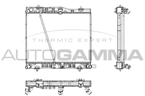 Radiator, engine cooling (105876)