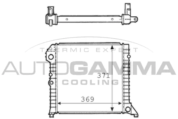 Radiator, engine cooling (101105)