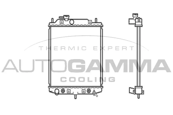 Radiator, engine cooling (103910)