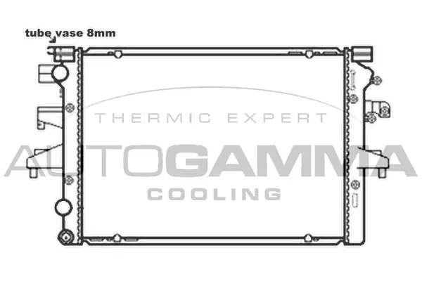 Radiator, engine cooling (103544)