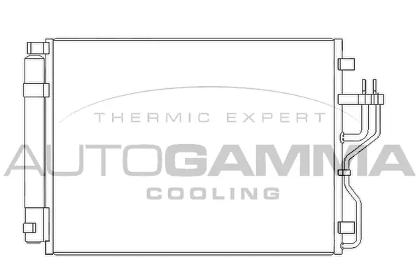 Condenser, air conditioning (105963)