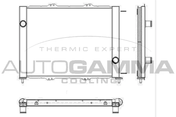 Radiator, engine cooling (103575)