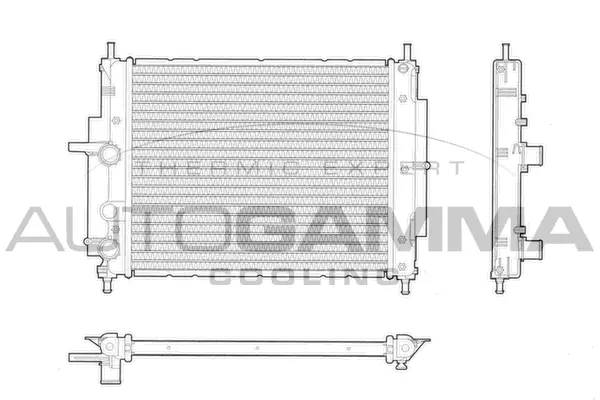 Radiator, engine cooling (103192)