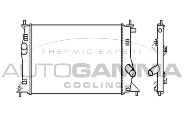 Radiator, engine cooling (104674)