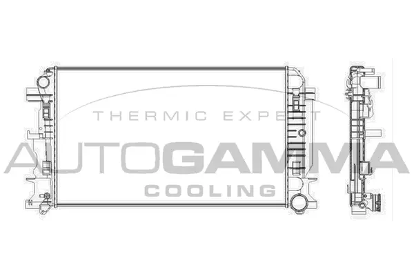Radiator, engine cooling (104573)